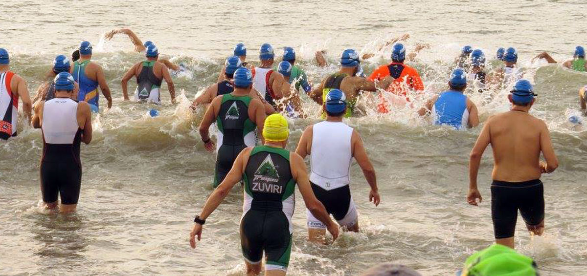 Trimas en el Triatlón Sprint Boca