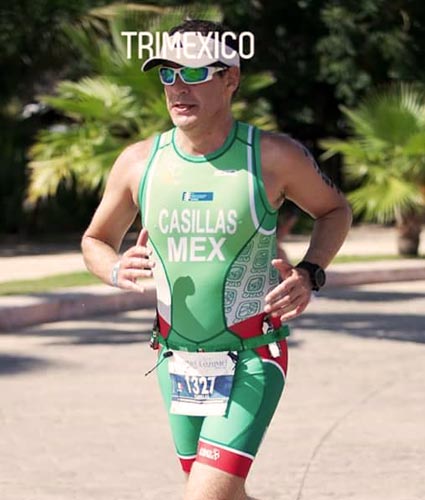 Javier Casillas en Mundial de Triatlón Cozumel