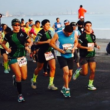 Trimas en Medio Maratón de Veracruz